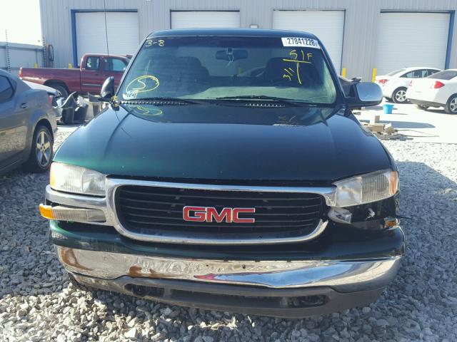 2GTEC19T511335017 - 2001 GMC NEW SIERRA GREEN photo 7