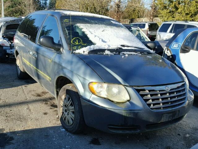 2A4GP44R66R739361 - 2006 CHRYSLER TOWN & COU BLUE photo 1