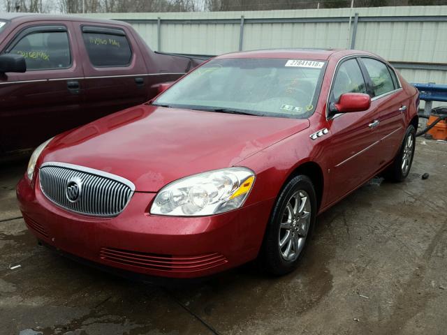 1G4HD57257U167027 - 2007 BUICK LUCERNE CX RED photo 2