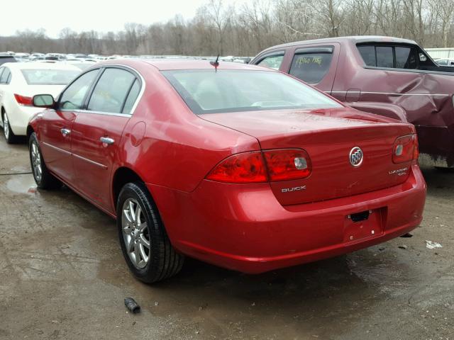 1G4HD57257U167027 - 2007 BUICK LUCERNE CX RED photo 3