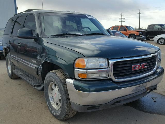 1GKEK13TX1R154406 - 2001 GMC YUKON GREEN photo 1