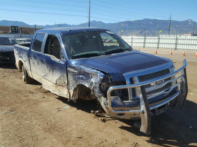 1FTPW14V89KC94760 - 2009 FORD F150 SUPER BLUE photo 1