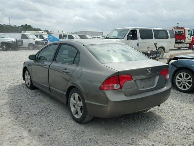 1HGFA16887L033624 - 2007 HONDA CIVIC EX ნაცრისფერი ფოტო 3