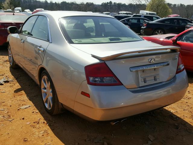 JNKAY41E84M401291 - 2004 INFINITI M45 TAN photo 3