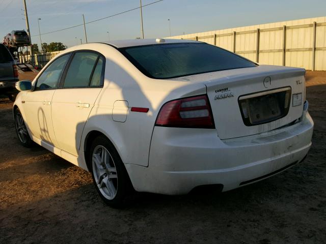 19UUA66278A002359 - 2008 ACURA TL WHITE photo 3