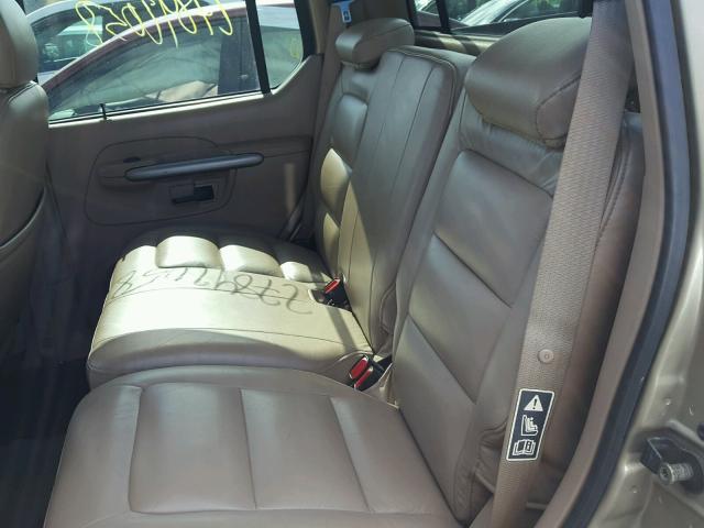 1FMZU67E52UC70350 - 2002 FORD EXPLORER S GOLD photo 6