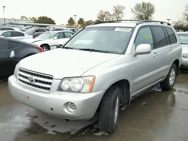 JTEGD21AX30071177 - 2003 TOYOTA HIGHLANDER SILVER photo 2