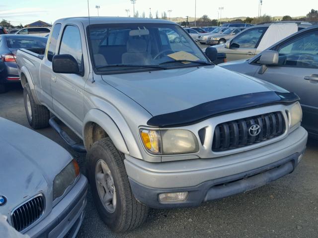 5TEWN72N42Z006593 - 2002 TOYOTA TACOMA XTR SILVER photo 1