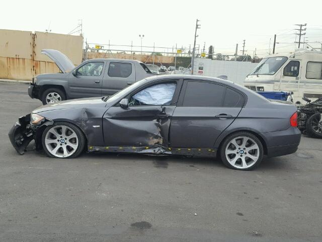 WBAVB73517VF53110 - 2007 BMW 335 I GRAY photo 9