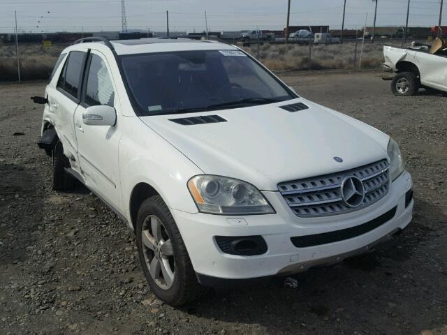 4JGBB75E56A034367 - 2006 MERCEDES-BENZ ML 500 WHITE photo 1