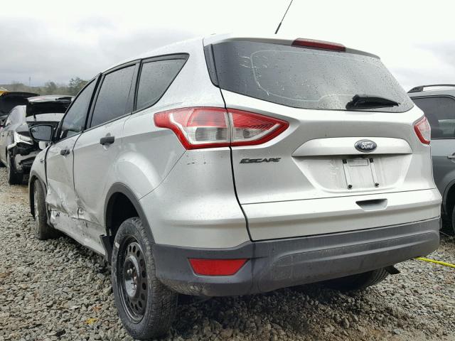 1FMCU0F79EUC36342 - 2014 FORD ESCAPE S SILVER photo 3