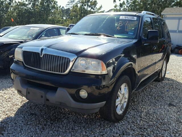 5LMEU68H14ZJ14638 - 2004 LINCOLN AVIATOR BLACK photo 2