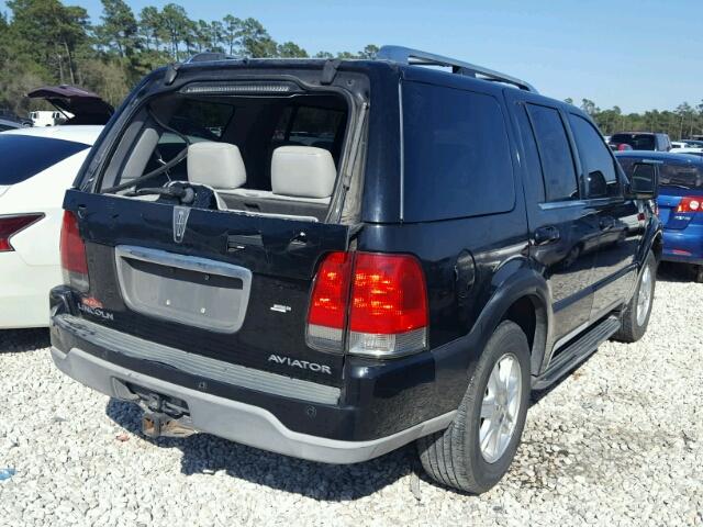 5LMEU68H14ZJ14638 - 2004 LINCOLN AVIATOR BLACK photo 4