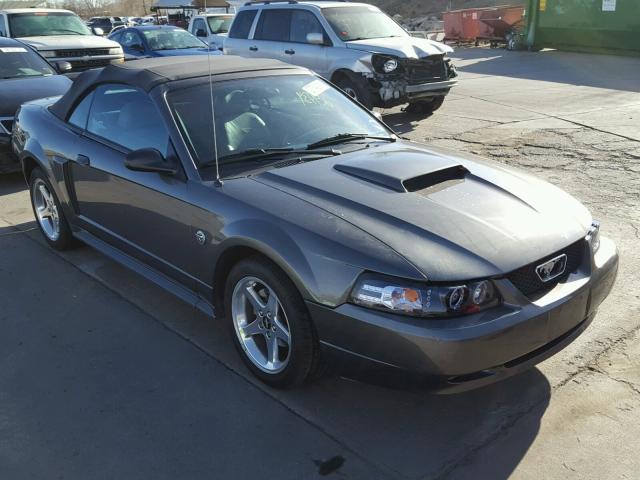 1FAFP45X84F171560 - 2004 FORD MUSTANG GT GRAY photo 1
