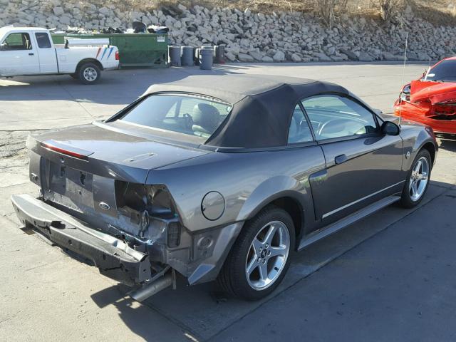 1FAFP45X84F171560 - 2004 FORD MUSTANG GT GRAY photo 4