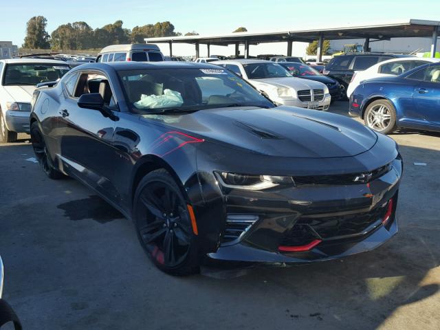 1G1FH1R74J0143231 - 2018 CHEVROLET CAMARO SS BLACK photo 1