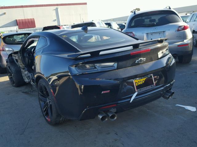 1G1FH1R74J0143231 - 2018 CHEVROLET CAMARO SS Negro foto 3