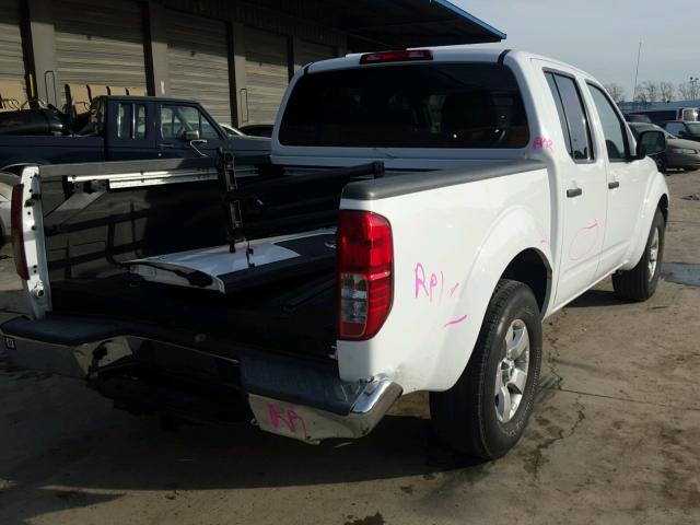 1N6AD0ER1AC409167 - 2010 NISSAN FRONTIER C WHITE photo 4