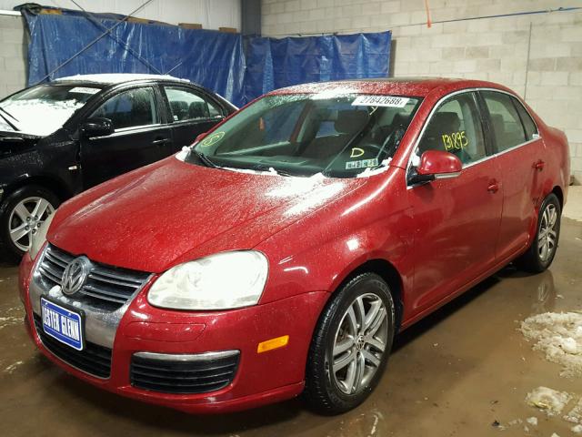 3VWSG71K66M659457 - 2006 VOLKSWAGEN JETTA 2.5 MAROON photo 2