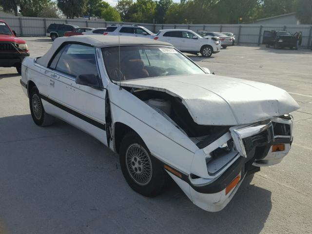 1C3XU4532NF256131 - 1992 CHRYSLER LEBARON WHITE photo 1