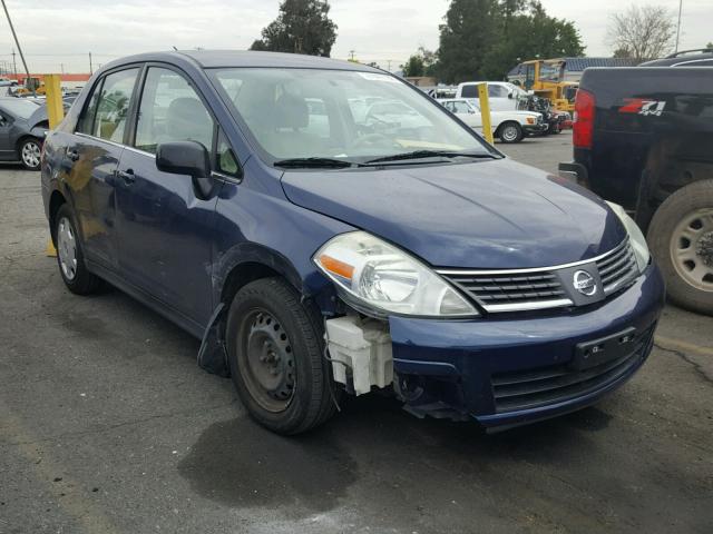 3N1BC11E59L361887 - 2009 NISSAN VERSA S BLUE photo 1