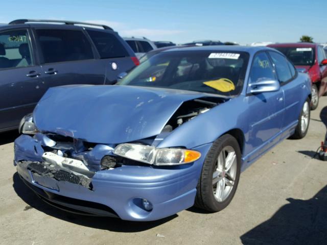 1G2WR52123F107835 - 2003 PONTIAC GRAND PRIX BLUE photo 2