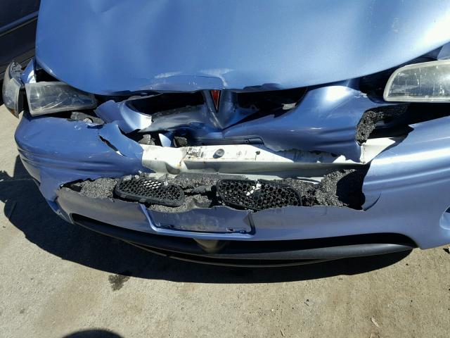 1G2WR52123F107835 - 2003 PONTIAC GRAND PRIX BLUE photo 9