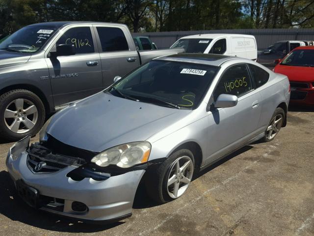 JH4DC54804S014088 - 2004 ACURA RSX SILVER photo 2