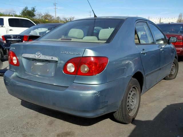 1NXBR32E45Z376222 - 2005 TOYOTA COROLLA CE GREEN photo 4