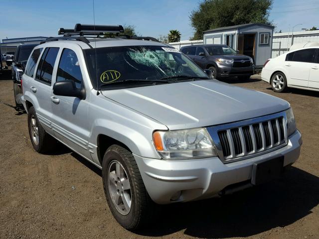 1J4GW58J14C386661 - 2004 JEEP GRAND CHER SILVER photo 1