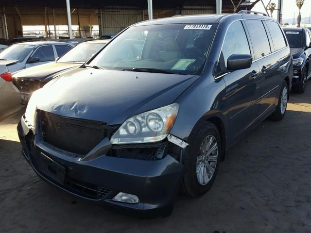 5FNRL38816B099707 - 2006 HONDA ODYSSEY TO GRAY photo 2