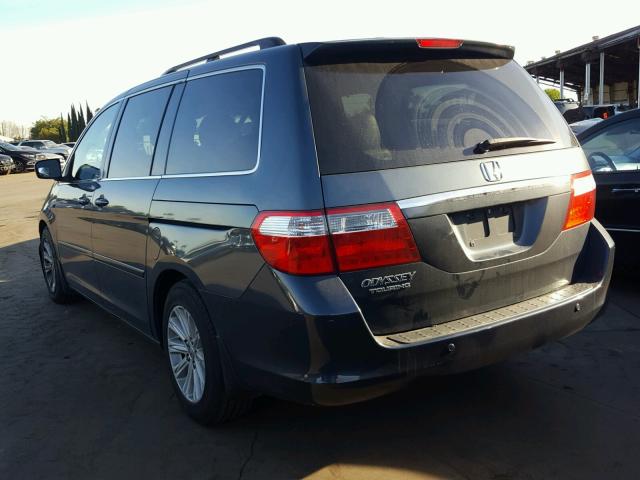 5FNRL38816B099707 - 2006 HONDA ODYSSEY TO GRAY photo 3