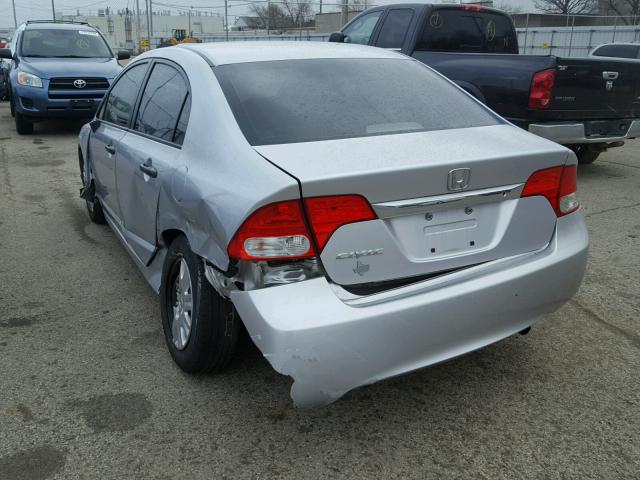 19XFA1F37BE039600 - 2011 HONDA CIVIC VP GRAY photo 3