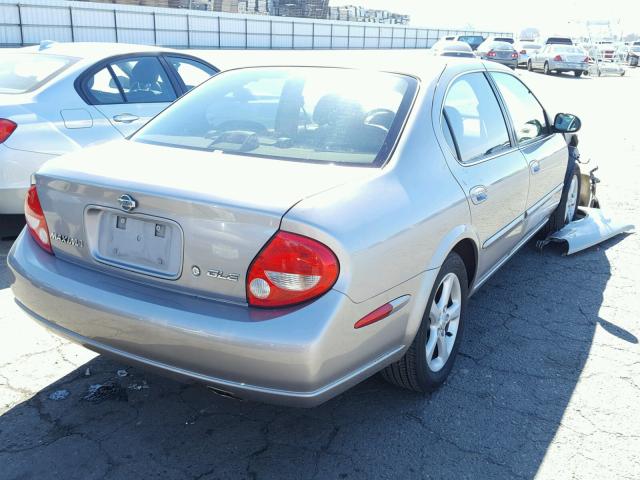 JN1CA31D6YT717688 - 2000 NISSAN MAXIMA GLE SILVER photo 4