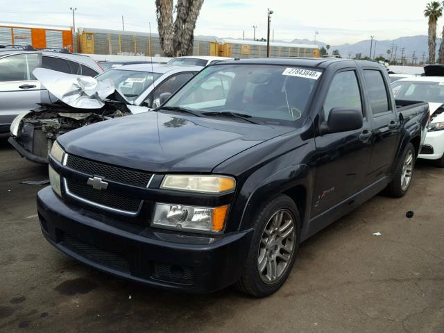 1GCCS136968257293 - 2006 CHEVROLET COLORADO BLACK photo 2