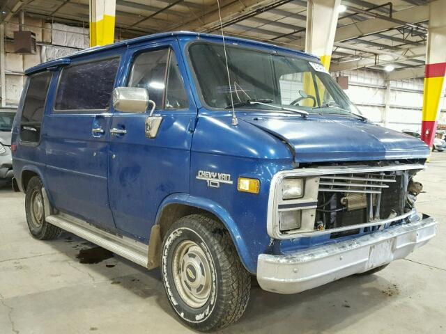 1GCCG15D3E7226283 - 1984 CHEVROLET G10 BLUE photo 1