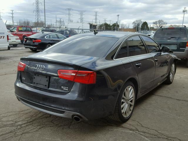 WAUHGAFC7EN062119 - 2014 AUDI A6 PRESTIG BLACK photo 4