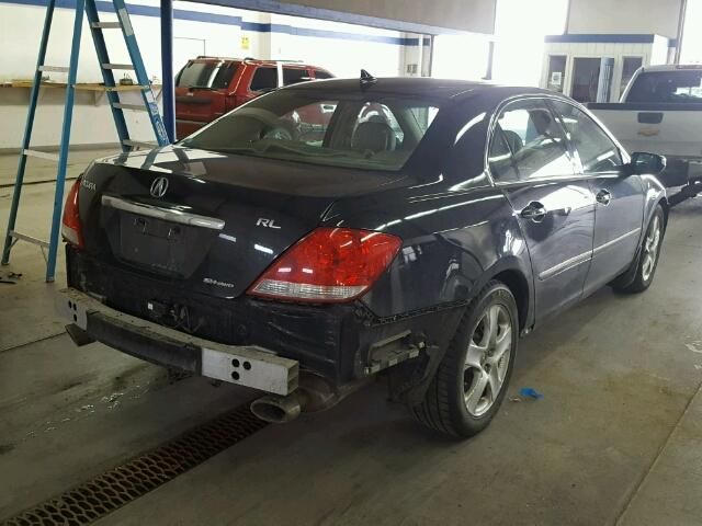 JH4KB165X5C003729 - 2005 ACURA RL შავი ფოტო 4