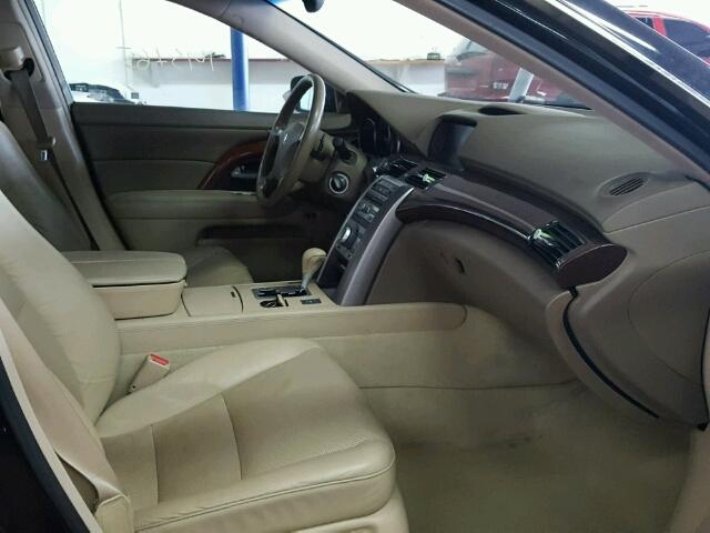 JH4KB165X5C003729 - 2005 ACURA RL შავი ფოტო 5