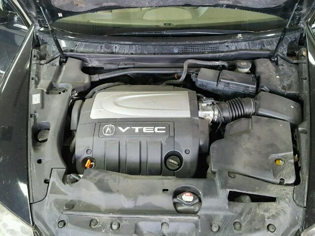 JH4KB165X5C003729 - 2005 ACURA RL შავი ფოტო 7