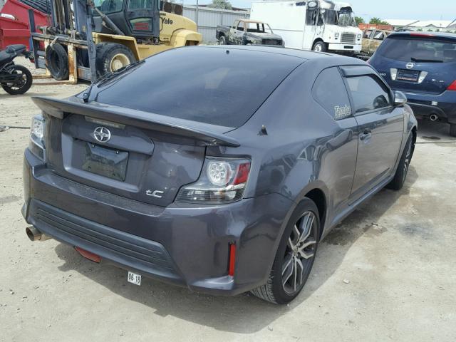 JTKJF5C70GJ020030 - 2016 TOYOTA SCION TC GRAY photo 4