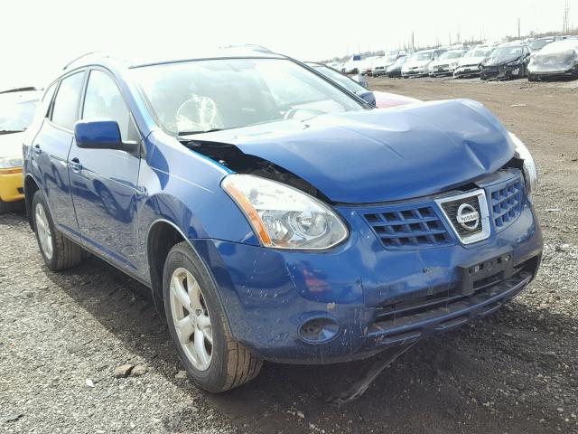 JN8AS58T09W043293 - 2009 NISSAN ROGUE S BLUE photo 1