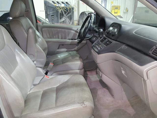 5FNRL38686B407664 - 2006 HONDA ODYSSEY EX GRAY photo 5