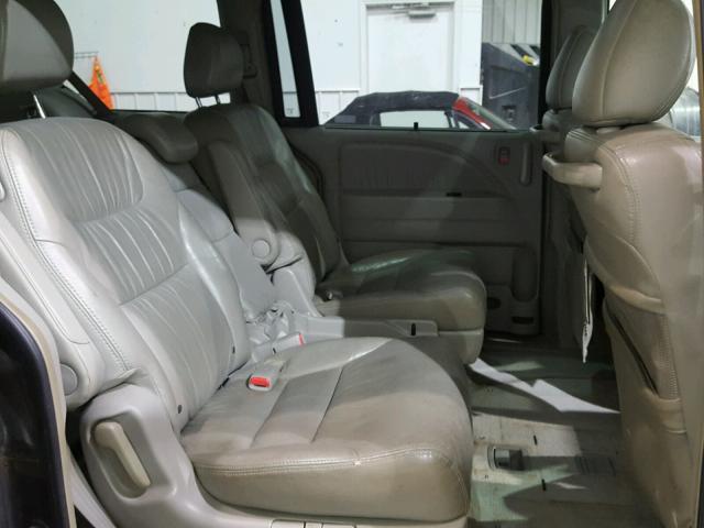 5FNRL38686B407664 - 2006 HONDA ODYSSEY EX GRAY photo 6