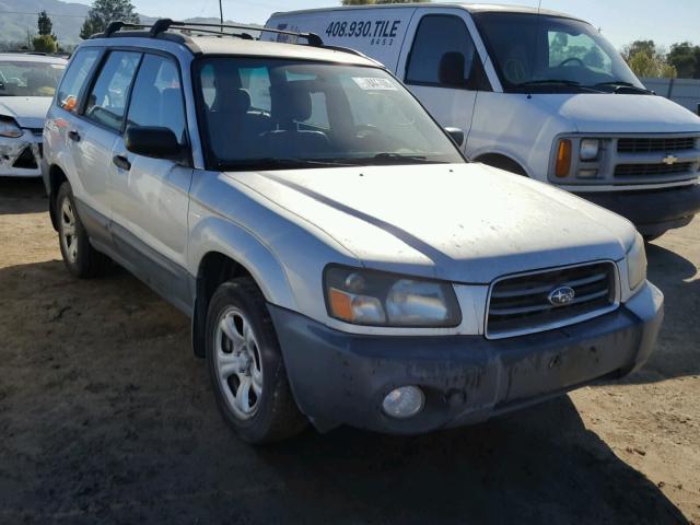 JF1SG63614H758238 - 2004 SUBARU FORESTER 2 SILVER photo 1