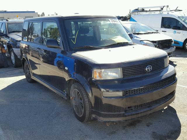 JTLKT324540143344 - 2004 TOYOTA SCION XB BLACK photo 1