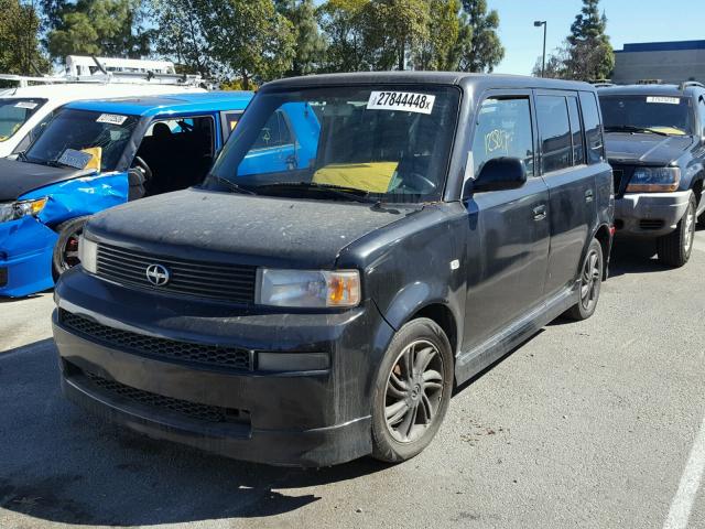 JTLKT324540143344 - 2004 TOYOTA SCION XB BLACK photo 2