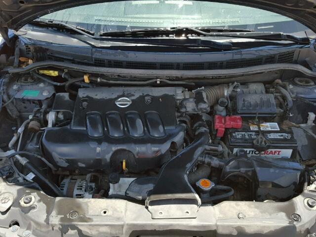 3N1BC13E08L398082 - 2008 NISSAN VERSA S BLUE photo 7