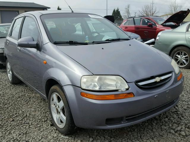 KL1TD66657B722523 - 2007 CHEVROLET AVEO BASE Gri fotoğraf 1