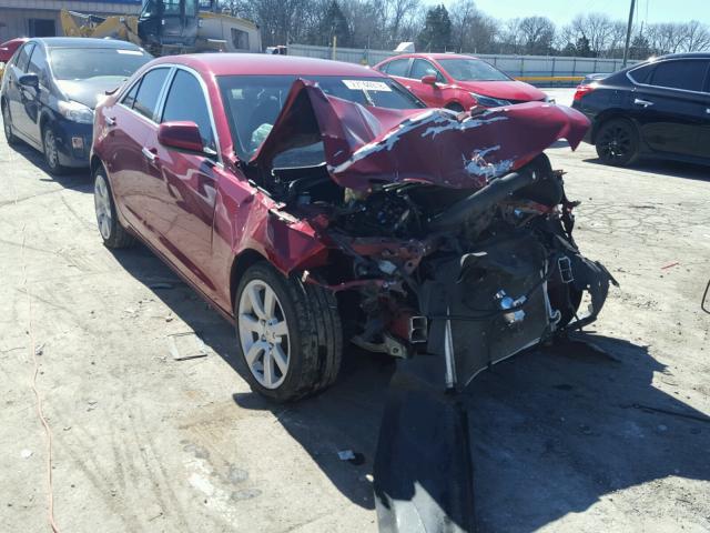 1G6AA5RA5D0142556 - 2013 CADILLAC ATS RED photo 1